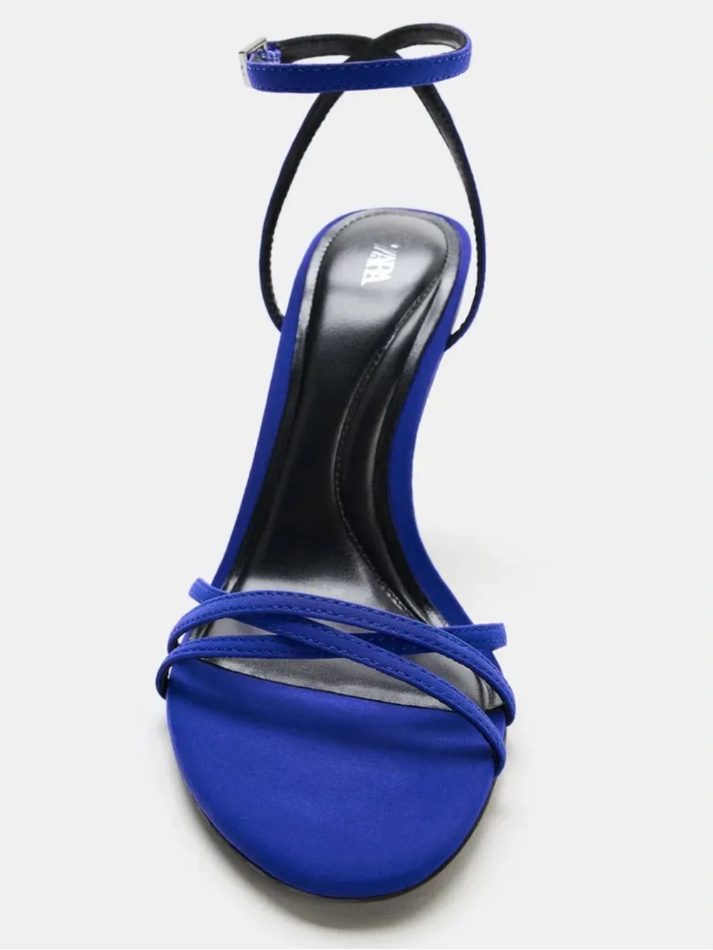 Zara Electric Blue Strappy Stiletto Sandal